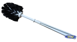 Szczotka toaletowa czarno/biała