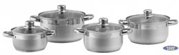 Komplet garnków 8 - elementowy KOKO FAME