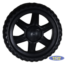 Kółko do wózka 13 cm  (czarne)