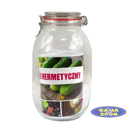 Słoik z klipsem 3 L hermetyczny