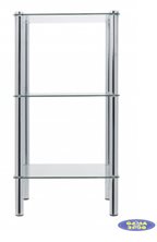 Regał szklany 3 - elementowy