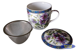 Kubek z sitkiem do zaparzania 035