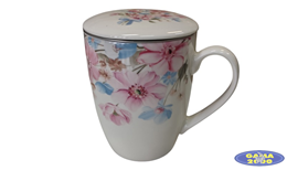 Kubek z zaparzaczem KWIATKI