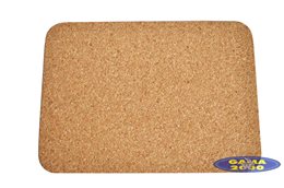 Podkładki z korka prostokątne małe