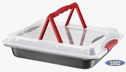 Blacha do pieczenia z pokrywą