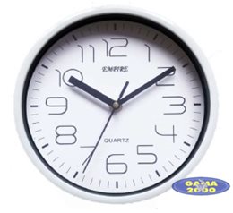 Zegar ścienny 20 cm BIAŁY