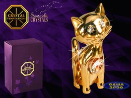 Figurka SWAROVSKI KOTEK