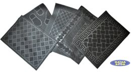 Gumowa wycieraczka do butów