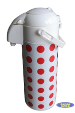 Termos z pompką 1,9 L KROPKI