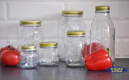 Słoik z zakrętką FRUTTA 1 L