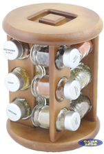 Komplet do przypraw obrotowy 12 - el. MIX kolorów