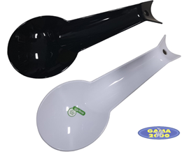 Stojak na łyżkę biały/ czarny