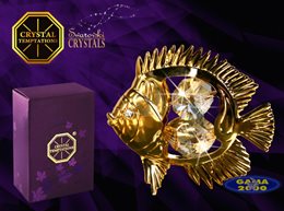 Figurka SWAROVSKI RYBKA TROPIKALNA