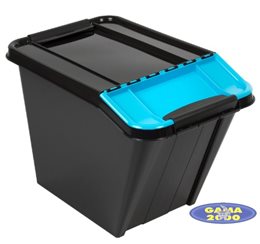 Pojemnik do segregacji śmieci 58 L niebieski