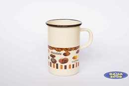 Kubek emaliowany KAWA 0,6 L