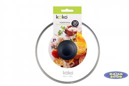 Pokrywa szklana z obręczą 20 cm