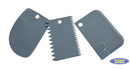 Komplet szpatułek do masy 3 sztuki DOMIK