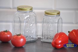 Słoik kwadratowy z zakrętką 1 L