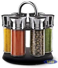 Komplet do przypraw 6 szt. obrotowy