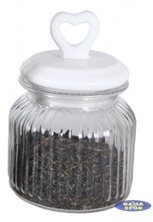 Słoik 650 ml z pokrywą SERCE 