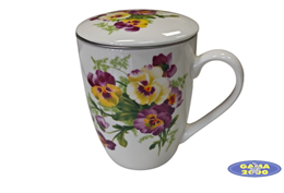 Kubek z zaparzaczem KWIATKI