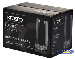 Szklanki wysokie FJORD KROSNO