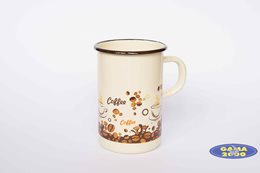 Kubek emaliowany KAWA 0,6 L