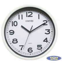 Zegar ścienny 28 cm BIAŁY