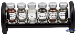 Komplet do przypraw 6 elementów