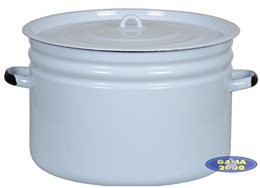 Garnek emaliowany 18 L z pokrywą