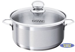 Garnek nierdzewny SSW niski 14 cm