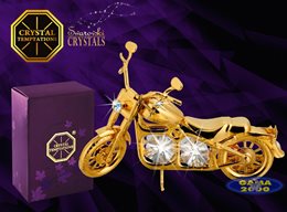 Figurka SWAROVSKI MOTOCYKL 