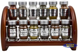 Półka z przyprawami 12 - elementów