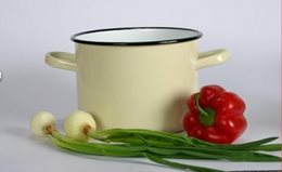 Garnek emaliowany 22 cm (5 L)