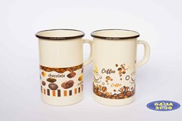 Kubek emaliowany KAWA 0,6 L