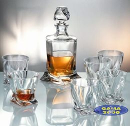 Komplet do whiskey QUADRO Bohemia