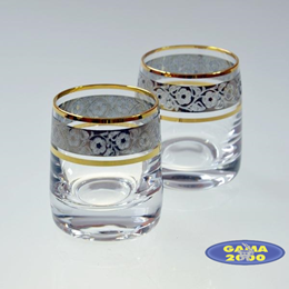 Kieliszki zdobione ANGELA do wódki