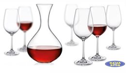 Karafka oraz 6 kieliszków VIOLA BOHEMIA