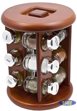 Komplet do przypraw obrotowy 12 - el. MIX kolorów