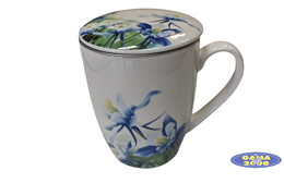 Kubek z zaparzaczem KWIATKI