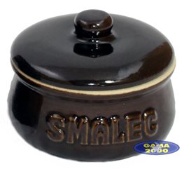 Garnek do smalcu z pokrywą