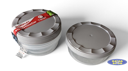Komplet pojemników TWIST 3 x 330 ml
