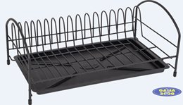 Suszarka 1 - poziomowa czarna 40 cm