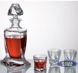 Komplet do wódki BOHEMIA QUADRO