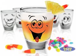 Komplet kieliszków Baryłka HUMOR 25 ml