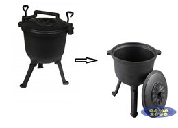 Kociołek żeliwny 8 L