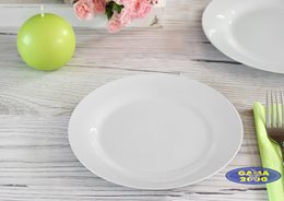 Talerz biały deserowy 19 cm 