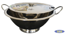 Waza nierdzewna 2,5 L z pokrywą