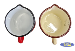 Kubek emaliowany z dzióbkiem 0,5 L 