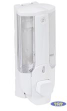 Dozownik ścienny biały